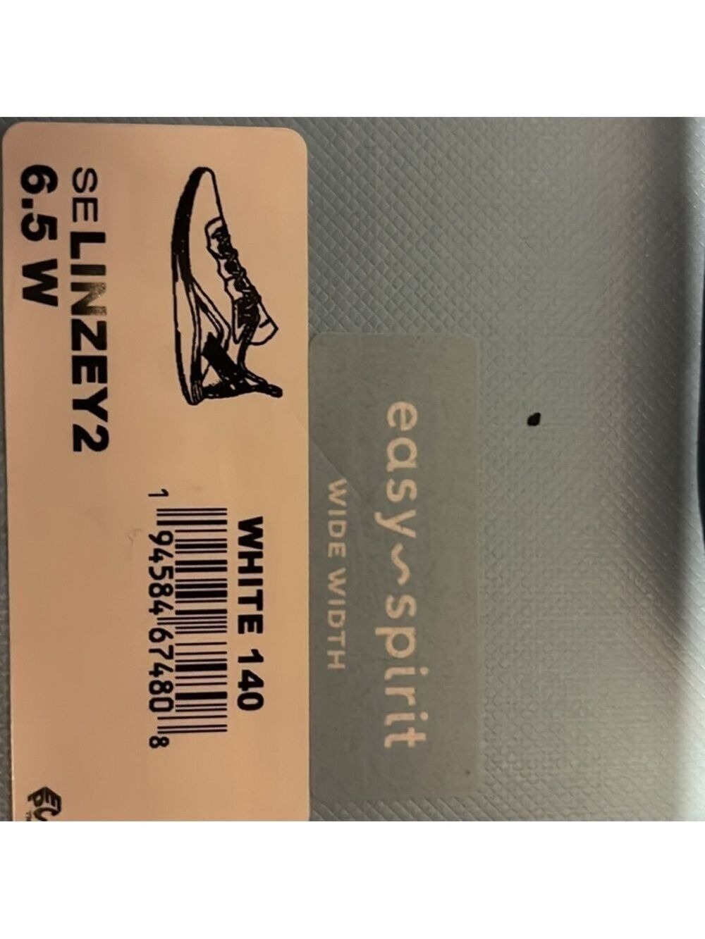 6.5 Wide Width Easy Spirit White sneakers with box (worn just once) - Picture 6 of 6